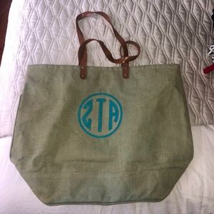Sorority tote/travel/beach bag (Zeta Tau Alpha)